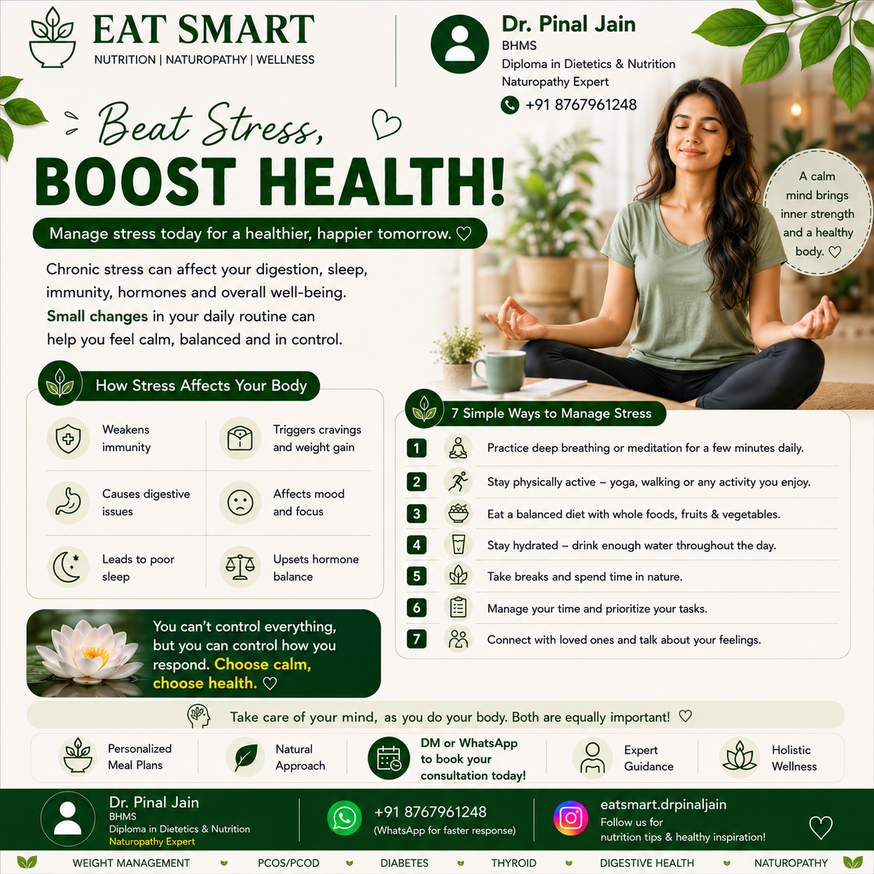 Beat Stress, Boost Health