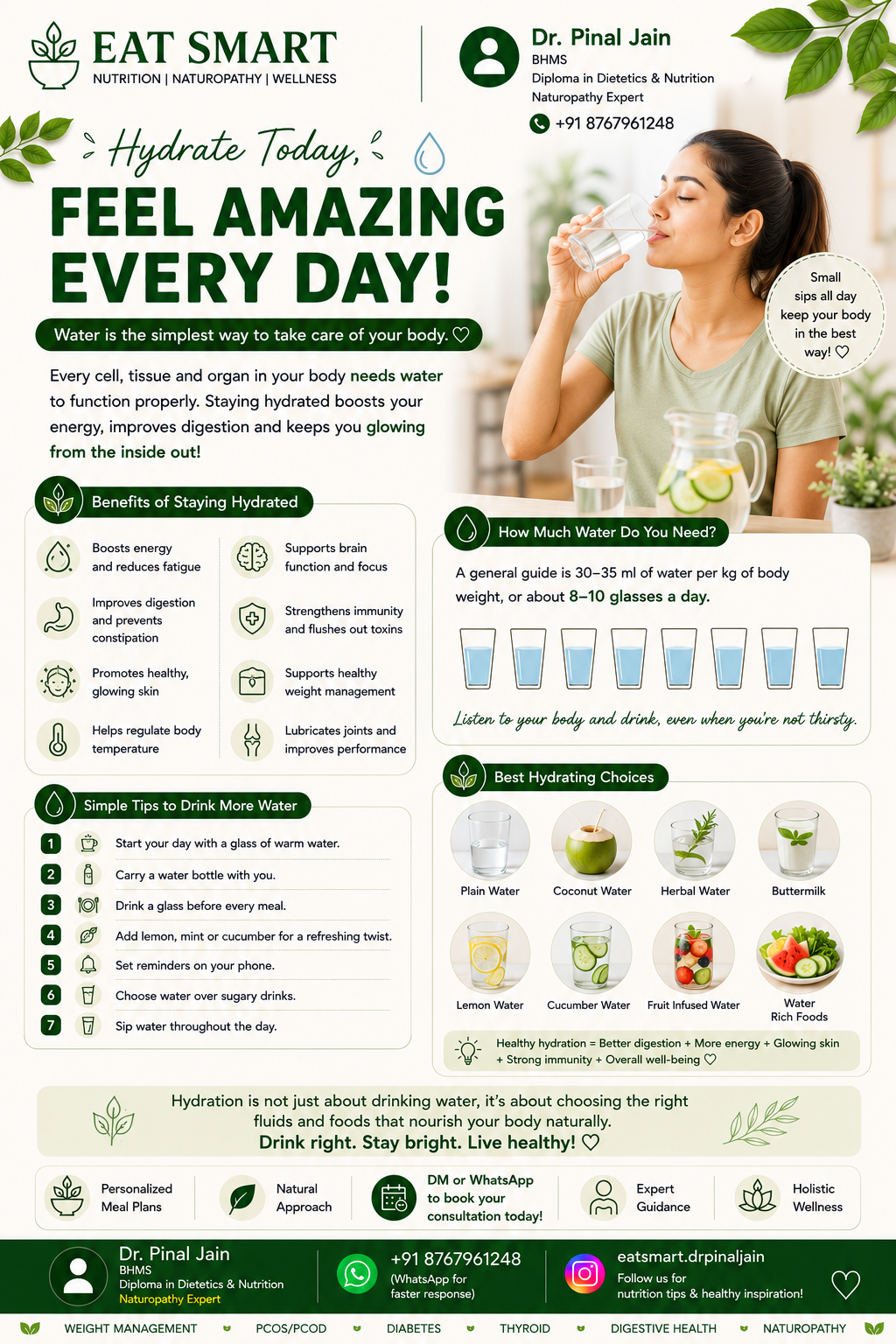 Hydrate Today, Feel Amazing